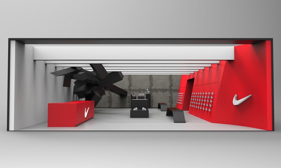 The Tyre Shop >> Nike Store Concepts - pipkindesign The Tyre Shop >> Nike Store Concepts - pipkindesign